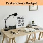 How to Build a Big Custom-Size Office Desk Fast and on a Budget